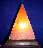 Pyramid with Special Carved Wooden Base