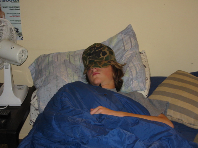 mat asleep