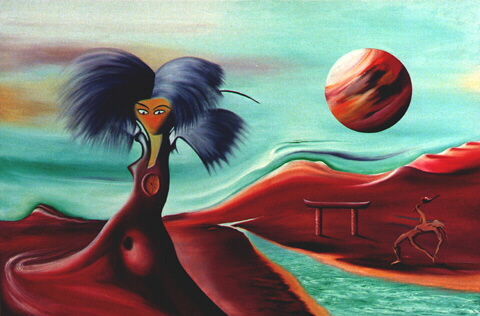 Picture 44 - (a version of pic. 21) - 1999 - 64,5x44cm - 3 details
