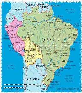 map of Brazil