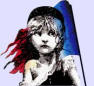 her flag, head, & hair make out the French flag. Do you see it?