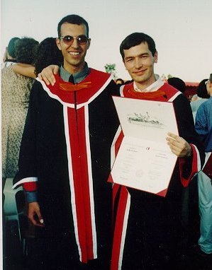 graduation with haris (bosnian) - 1997