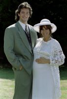 Sam and Linda attending Brian Conley's wedding in 1996