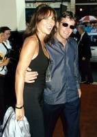 Former Page Three model Linda Lusardi with her husband, actor Sam Kane, arrive at the Theatre Royal, Drury Lane, London, for the production of My Fair Lady starring former EastEnders actress Martine McCutcheon in the title role of Eliza Doolittle
