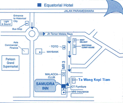 melaka map
