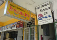 Melaka Malaysia Samudra Inn signage
