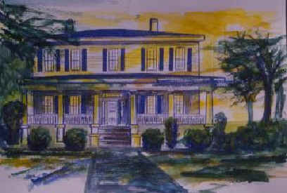 a painting of our house