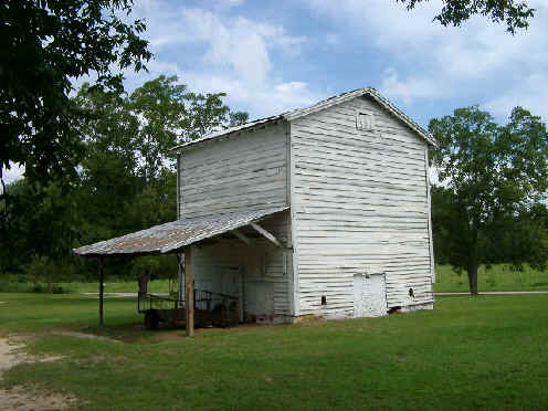An original tobacco barn in our yard