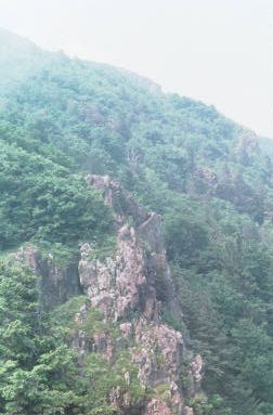  view of cliffs from the trail 