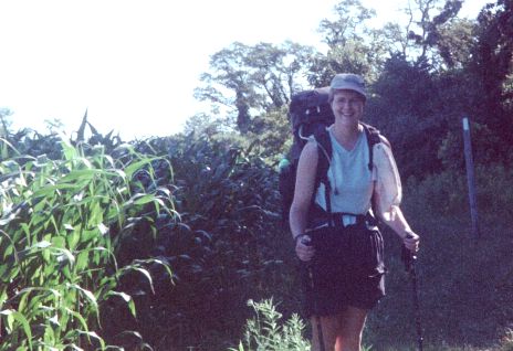  Hiking along a *Corn Field* ?!   