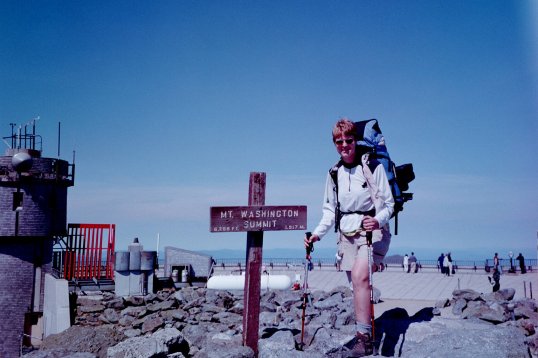 Samwise on top Mt. Washington