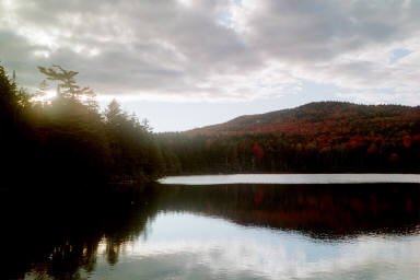 Sunset on Mountain View Pond