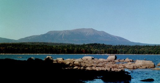 View of Katahdin from Jo-Mary Lake