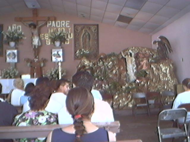 Panor�mica de la capilla abierta