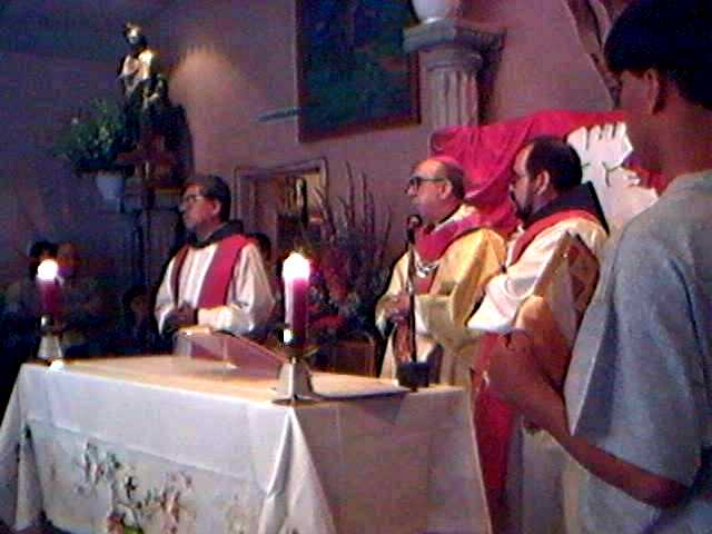 Iniciando la Santa misa