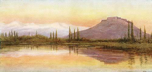  A View of Hari Parvat fort Viewed from Dal Lake 