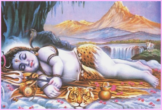 Lord Shiva in his childhood
