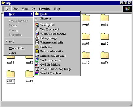 create new folder
