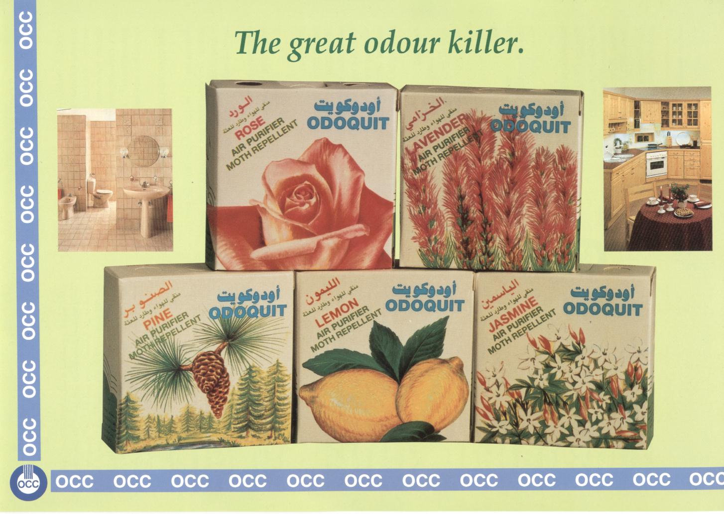 ODOQUIT - for your Cupboard, drawer,kitchen,bathrooms,hotel,restaurents,cellars,cars etc .. keeps insects at bay & leaves pleasent perfumes..