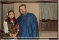 In the same stage, Nitin Mukesh with Sanchita.