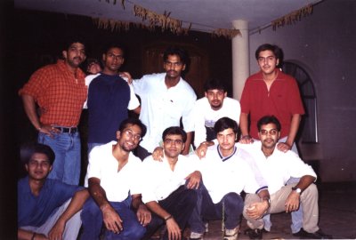 Standing: Suresh, Narsimha, Ravi, Moon, me ::::: Sitting: Thaokar, Sachin, Romit, Amit & Lokesh 