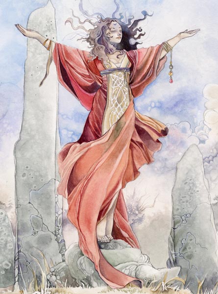 Detail from Morgan le Fey