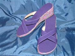 x-strap colored heel