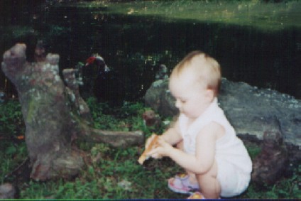I eat the bread