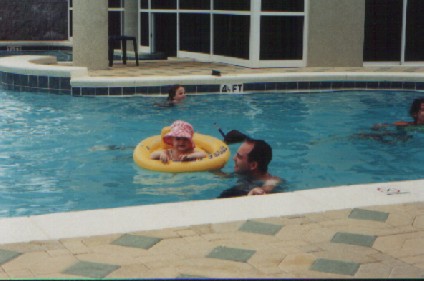 Emma and her float