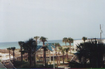 view from balcony