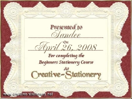 Creative Stationary