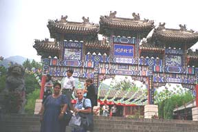 Prof Carol Scott & Prof Elinor Garely visit a temple
