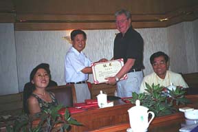 Dr Paul Elsner & President Nieh
