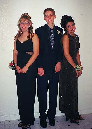 Jamie, Mark & Eva at Homecoming Dance