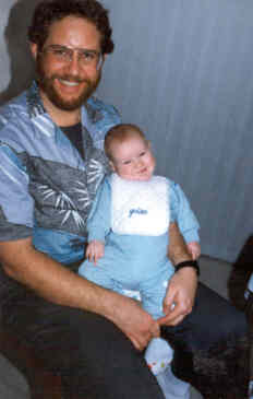 Baby Calvin and his Dad