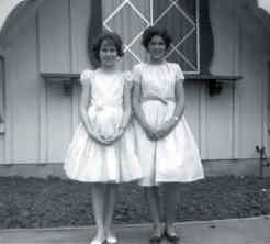 Sandra and June get dressed up