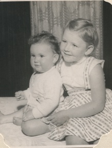 Beverley and baby Gayle
