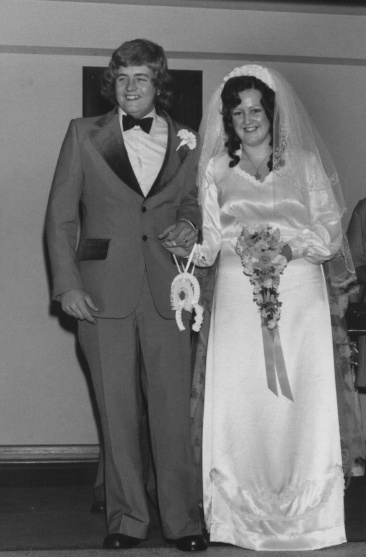 wedding photo of David and Gayle
