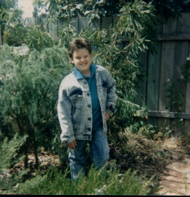 Ryan in the yard