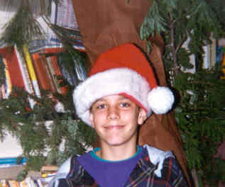 Mark in Christmas Hat