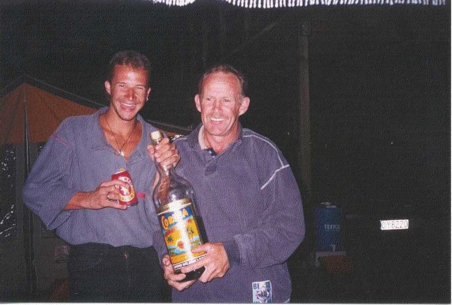 Barry, Shannon, and 4.5 litres of Coruba