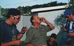 Tim, Barry & Baz getting into the shots!!