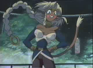 Aisha showing of her Ctarl Ctarl strength again...just by posing...