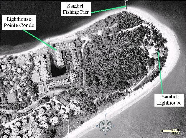 Sanibel Condo Aerial View