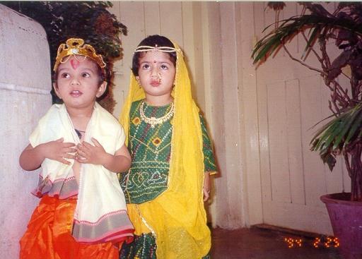 With neighbour