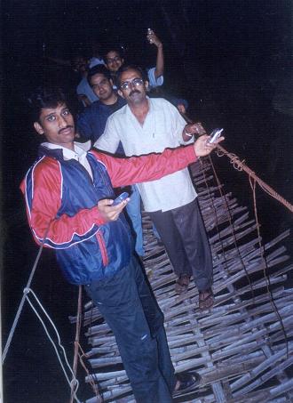 Hanging bridge
