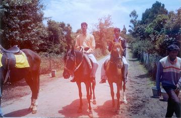horse riding