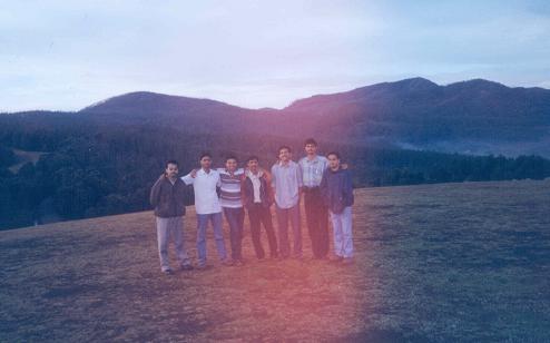 On hill