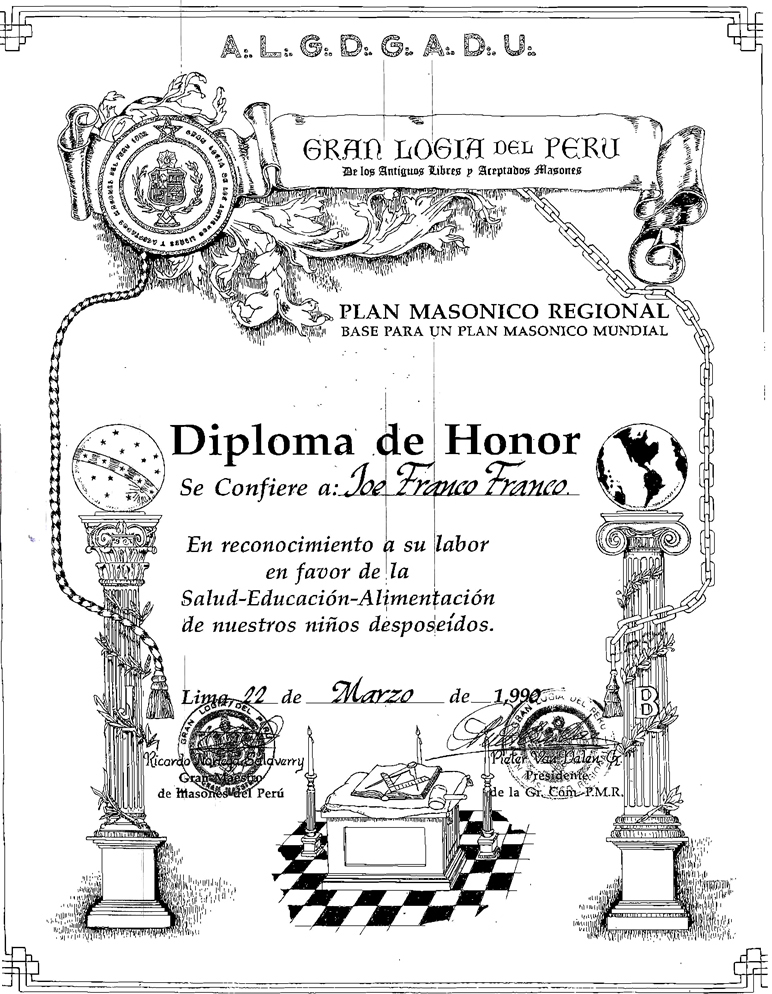 Diploma de Honor