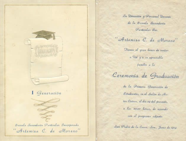 formatos para invitaciones de graduacion